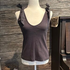 Maeve by Anthropologie slate gray tank
